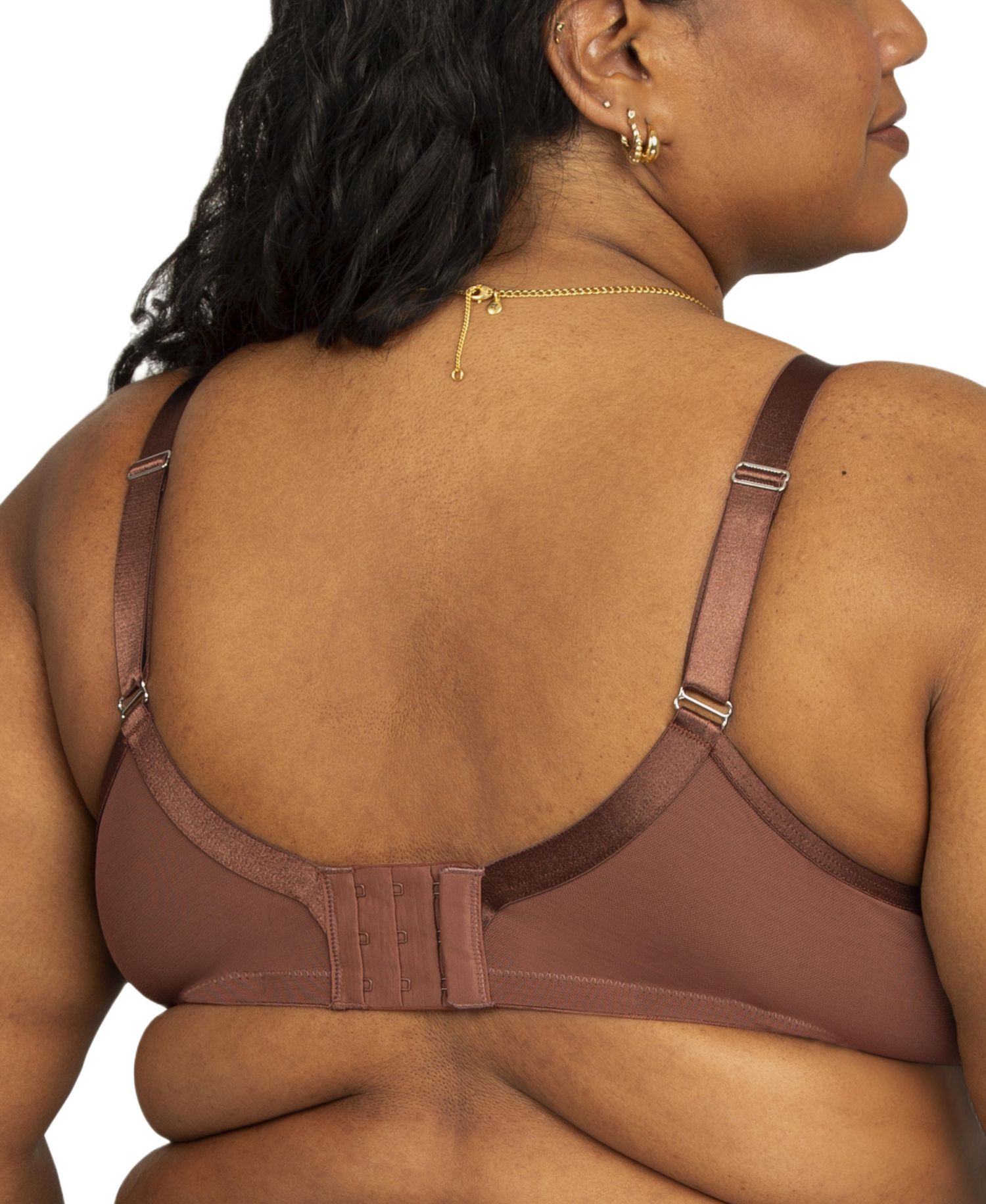 Women's Sheer Mesh Full Coverage Unlined Underwire Bra