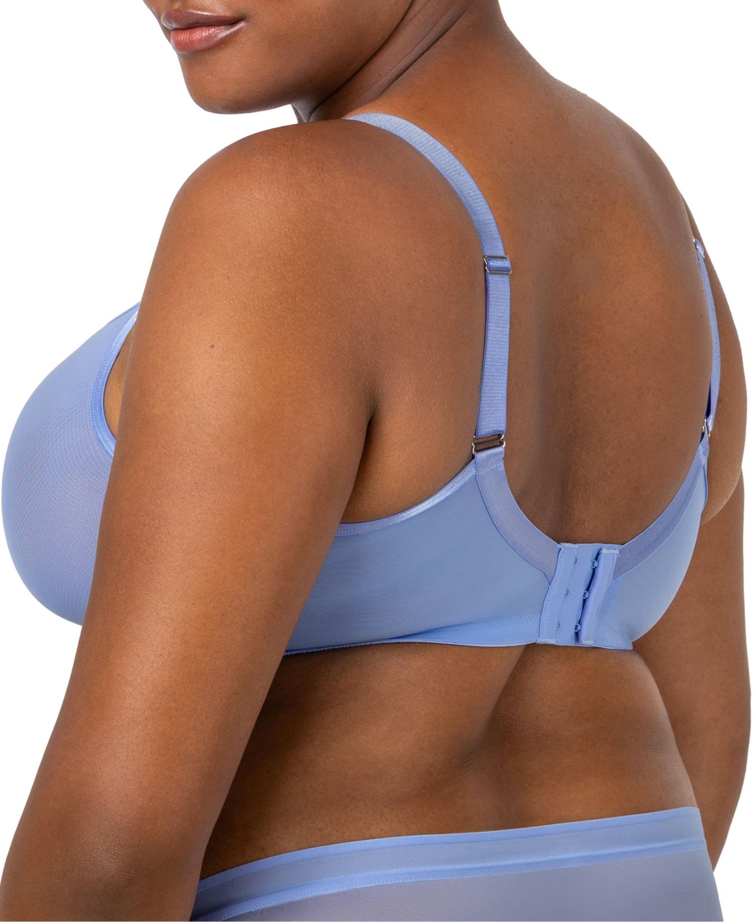 Women's Sheer Mesh Full Coverage Unlined Underwire Bra