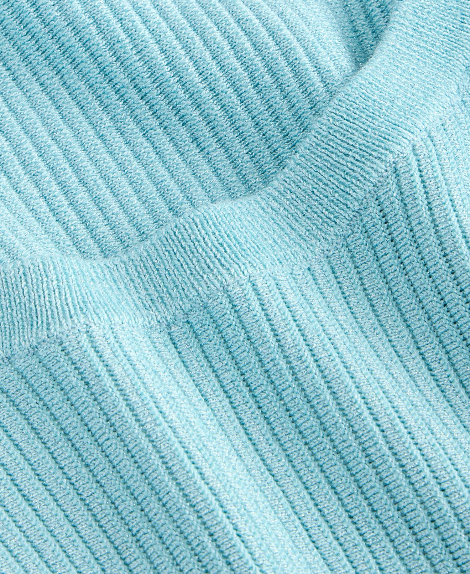 Women's Scoop Neck Long-Sleeve Ribbed Sweater