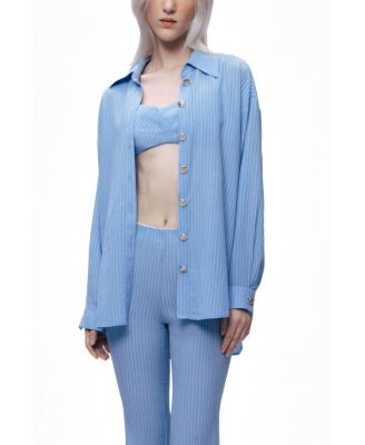 Women's Bustier-Detail Shirt