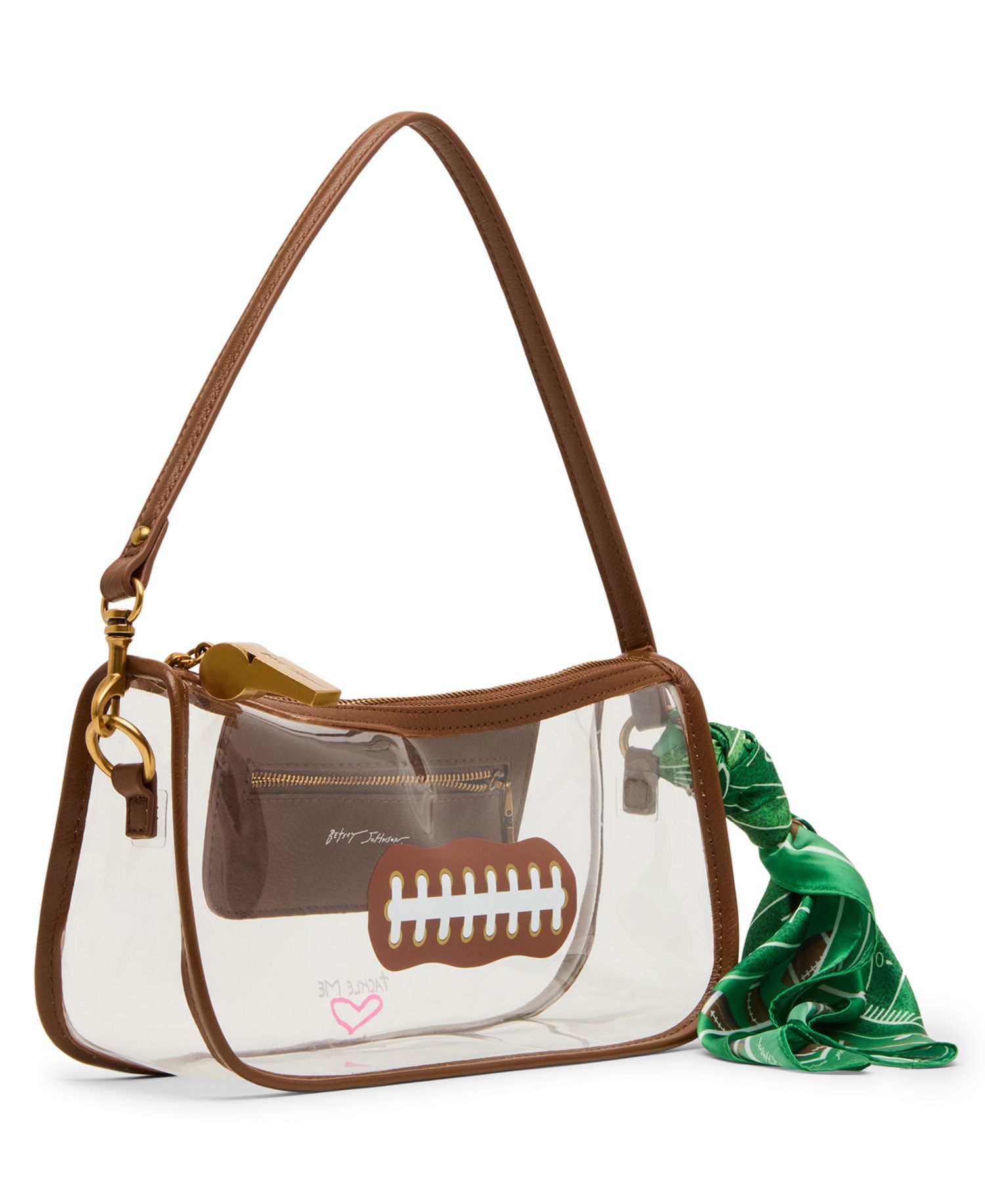 Miss Touchdown Clear Shoulder Handbag