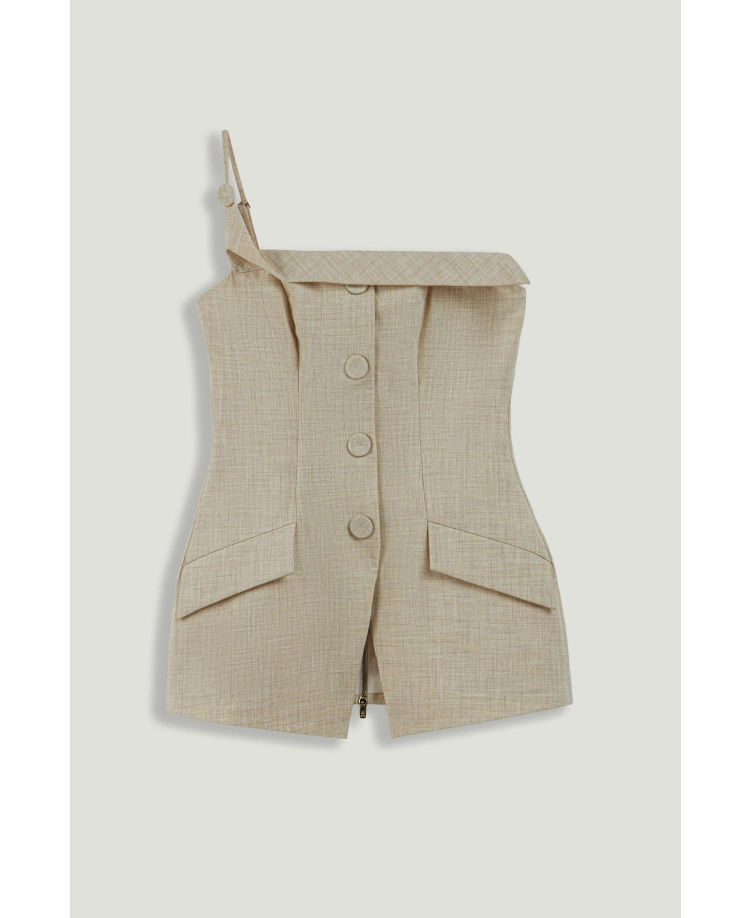 Women's Asymmetric One-Shoulder Blouse