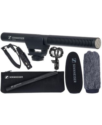MKE 600 Shotgun Microphone Kit with Shockmount, XLR Adapter and Windscreens for Video and DSLR