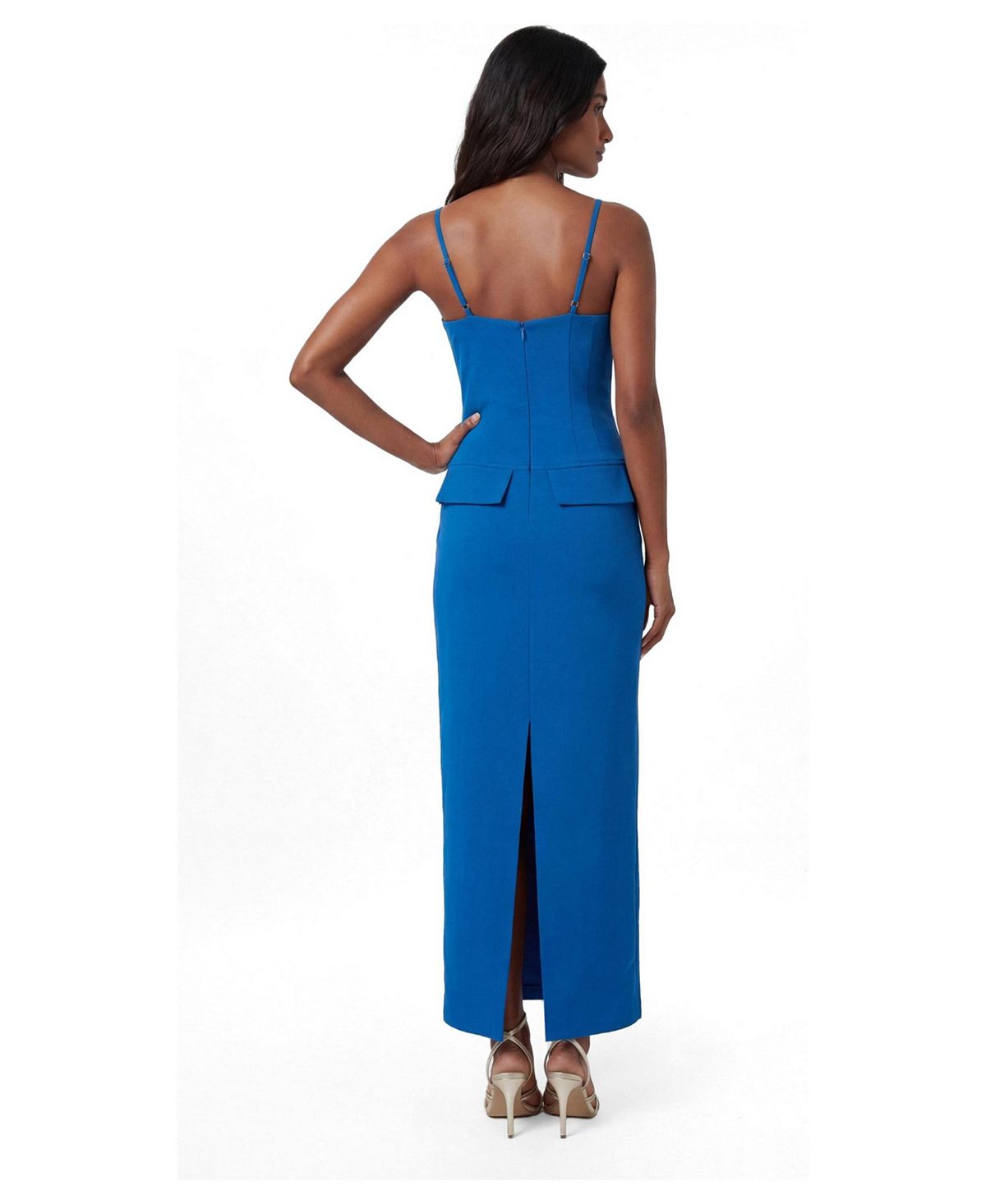 Karen Millen Women's Square Neck Pencil Dress view 3 — MAYCSS fashion products