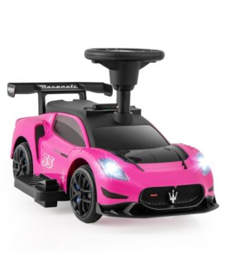 6V Electric Maserati Licensed Push Car with Foot Pedal and Music