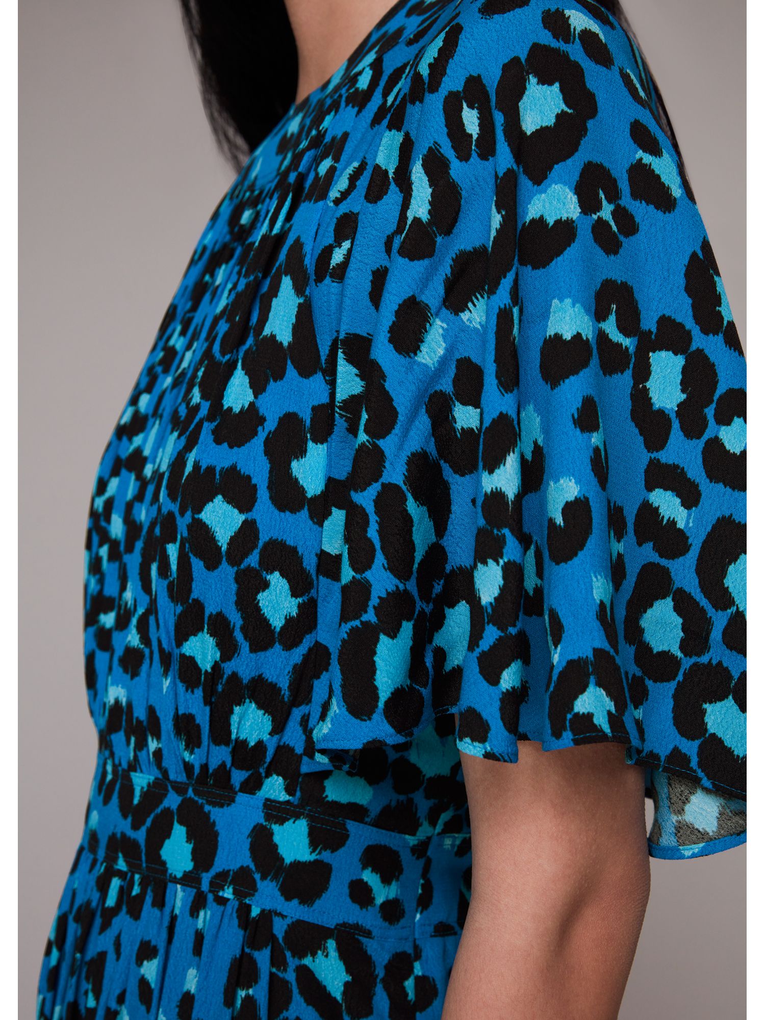 Women's Painted Leopard Amelia Midi Dress