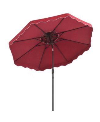 Patio Umbrella with Push Button Tilt and Crank