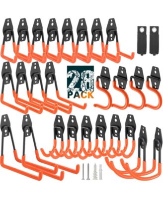 Heavy Duty Wall Mounted Storage Hooks for Tools Ladders Bikes Ropes Bulk Items