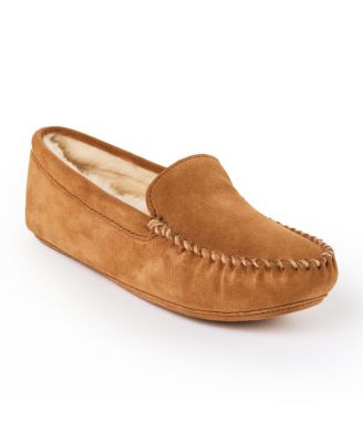 Men's Suede Sheepskin Soft Leather Sole Slippers
