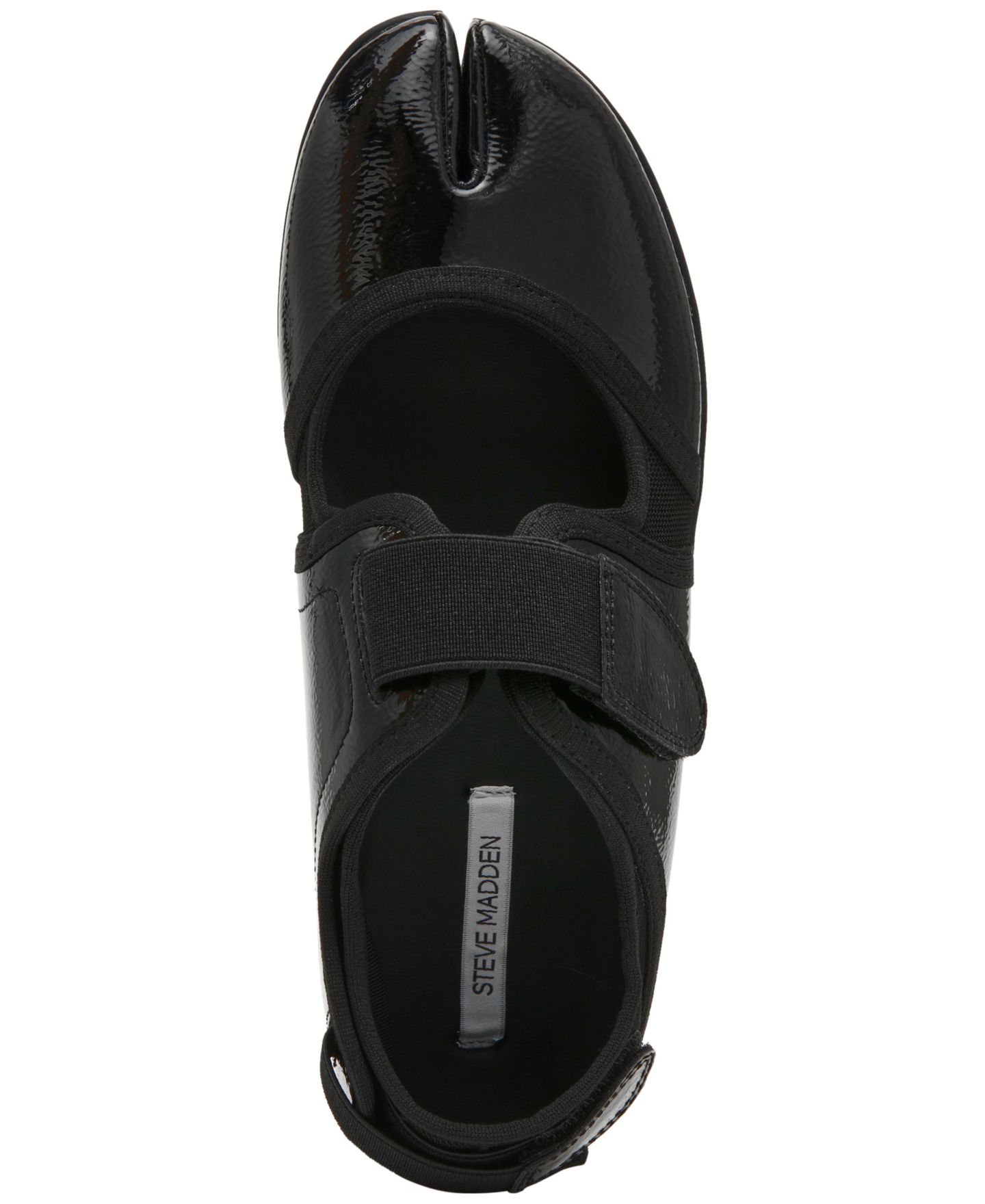 Женские кроссовки Steve Madden Rapid Mary Jane Tabi, цвет: Чёрный лаковый — фото 4