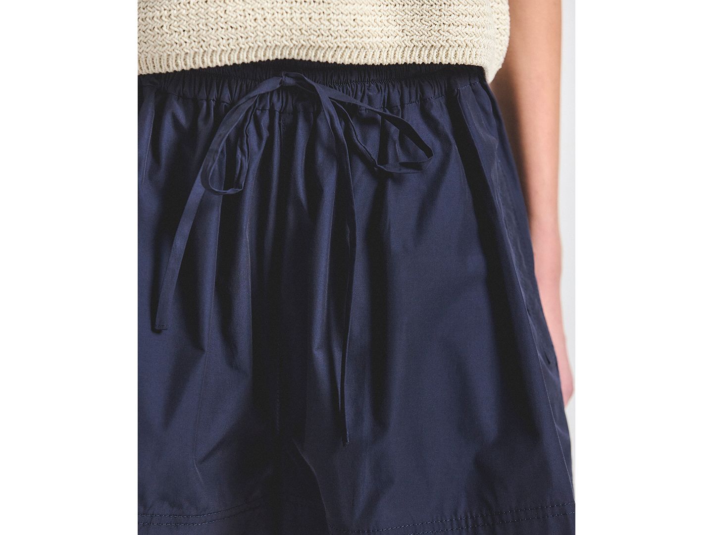 Женские шорты Derek Lam 10 Crosby Louise Mid-Rise Pull-On, цвет: Тёмный тёмно-синий — фото 4