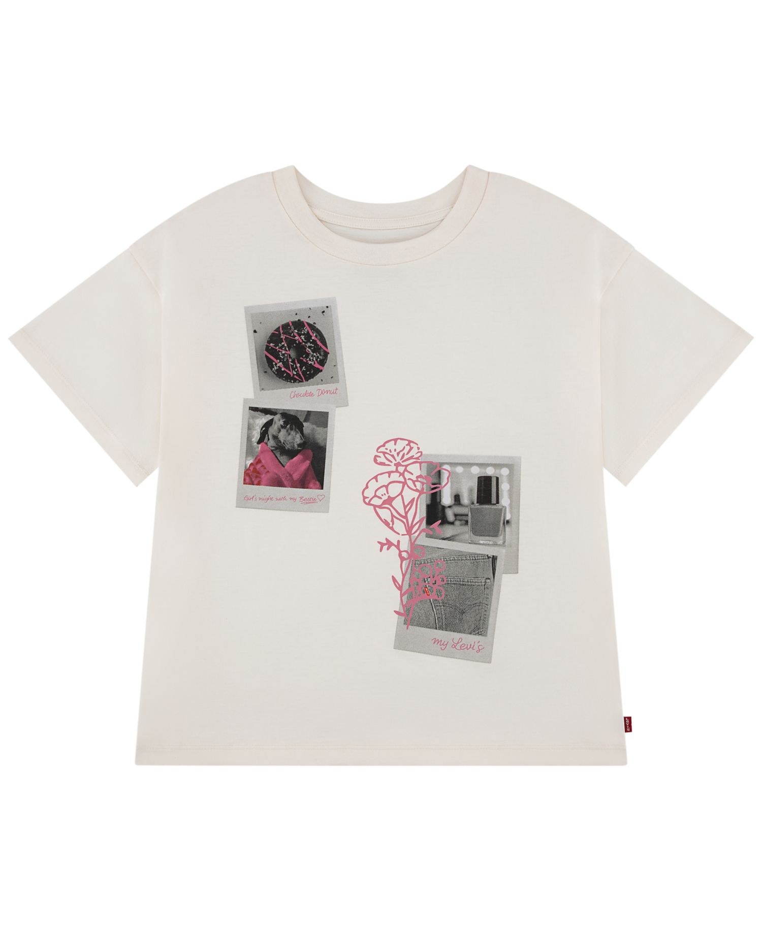 Girls' 7-16 Polaroid Oversized Short-Sleeve T-Shirt