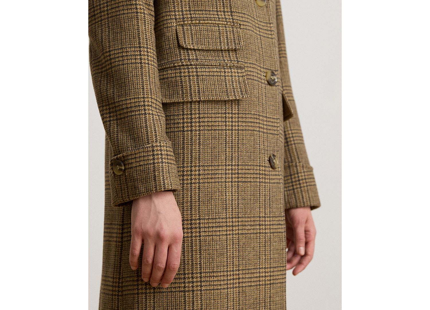 Women's Collared Wool Walker Coat