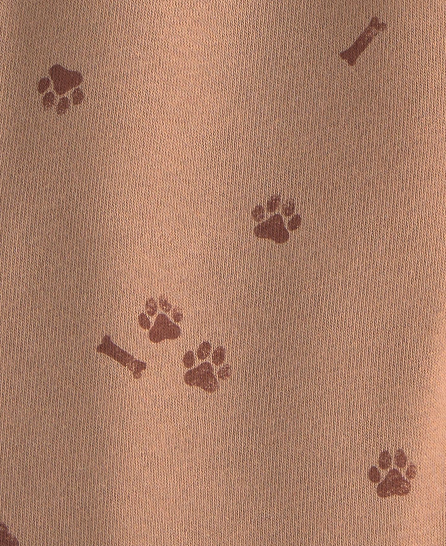 Детский флисовый комплект Carter's My Best Buddy, мальчики 2T-5T: свитшот и брюки, цвет: Кремовый / Коричневый — фото 5
