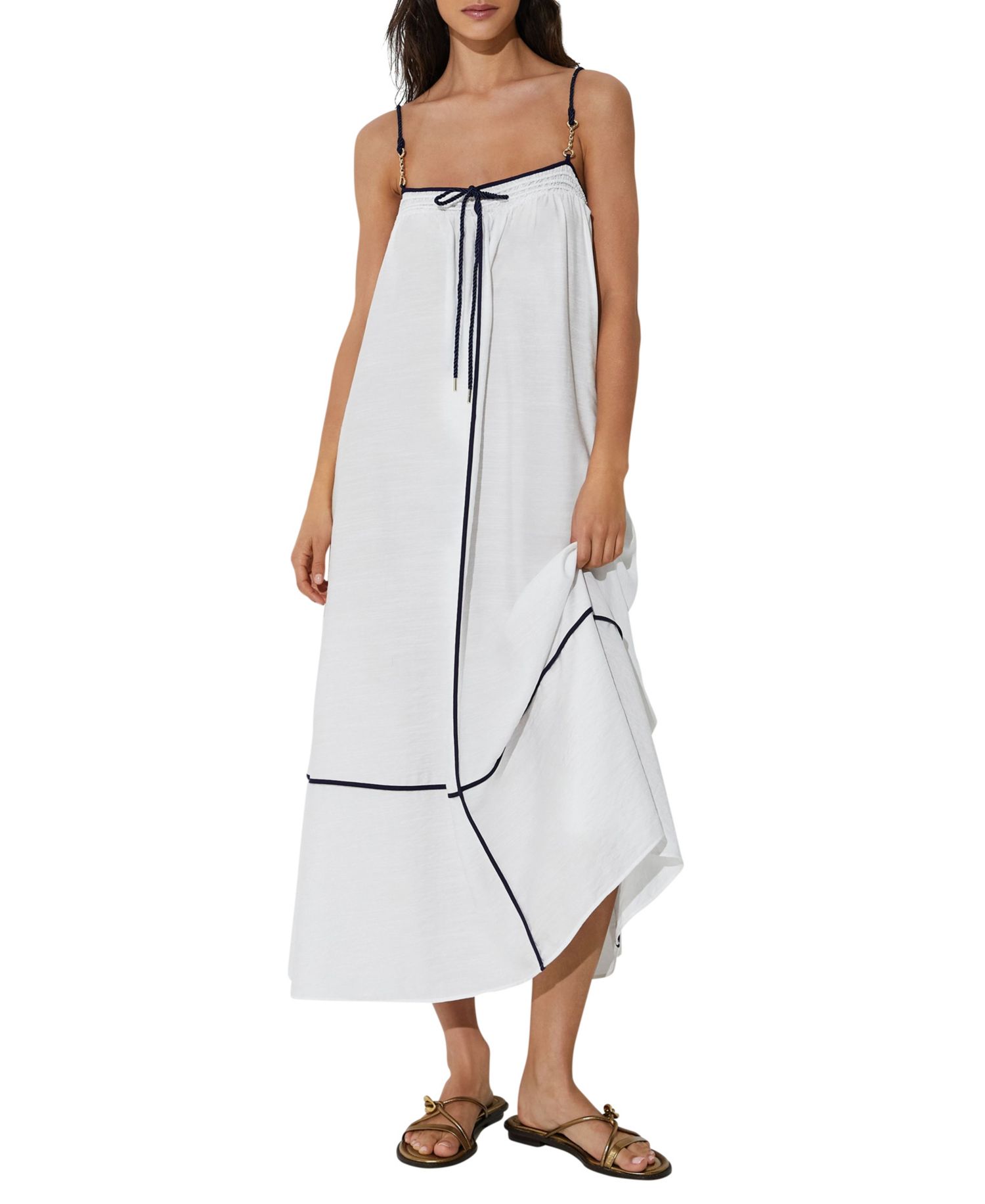 Women's Isla Colorblock Shirred Maxi Dress