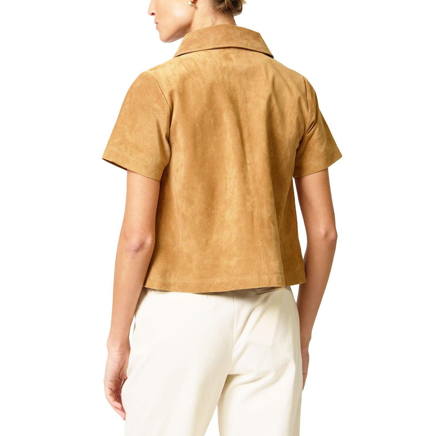 Women's Rusty Genuine Suede Ss Jacket