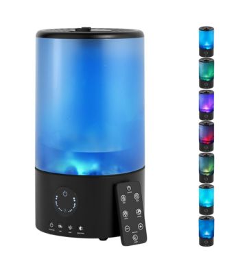 Humidifier with 7-Color RGB Light, 360&deg; Nozzle & Oil Diffuser
