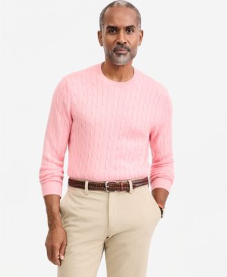 Men's Cable-Knit Crewneck Sweater, Macy's Exclusive