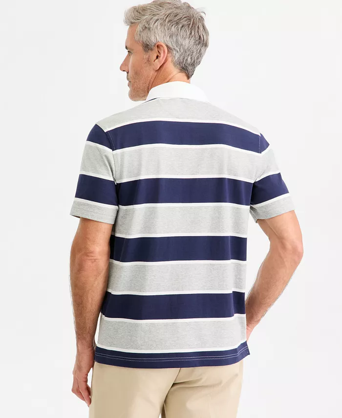 Men's Stripe Short-Sleeve Rugby Shirt - thumbnail 7