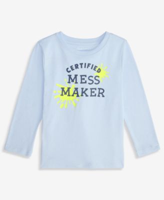 Toddler Boys' 12M-5T Long-Sleeve Mess Maker T-Shirt