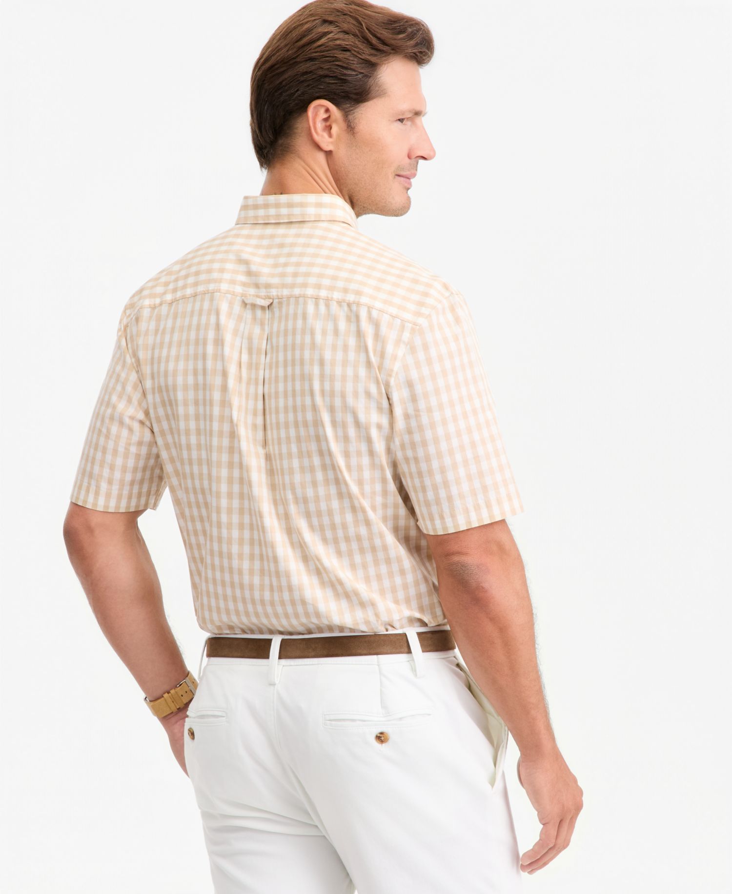 Men's Hemmy Plaid Poplin Short-Sleeve Shirt