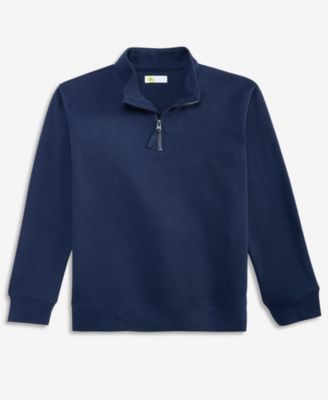 Boys' XS-XL Ribbed Quarter-Zip Sweater