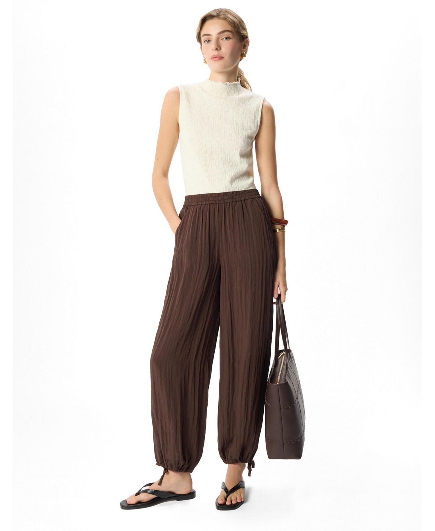 Women's Textured Sleeveless Top