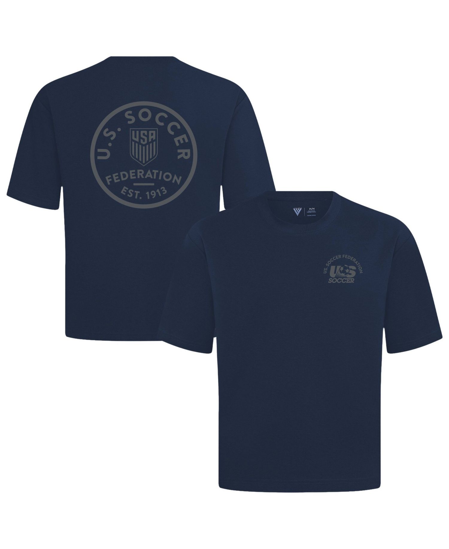 Men's Navy USMNT Luxe Signature Knit Transit T-Shirt