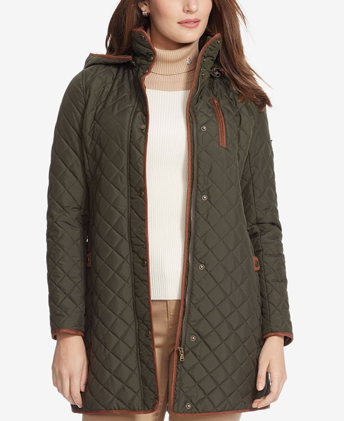 Lauren Ralph Lauren Plus Size Quilted Coat & Reviews - Coats & Jackets -  Women - Macy's
