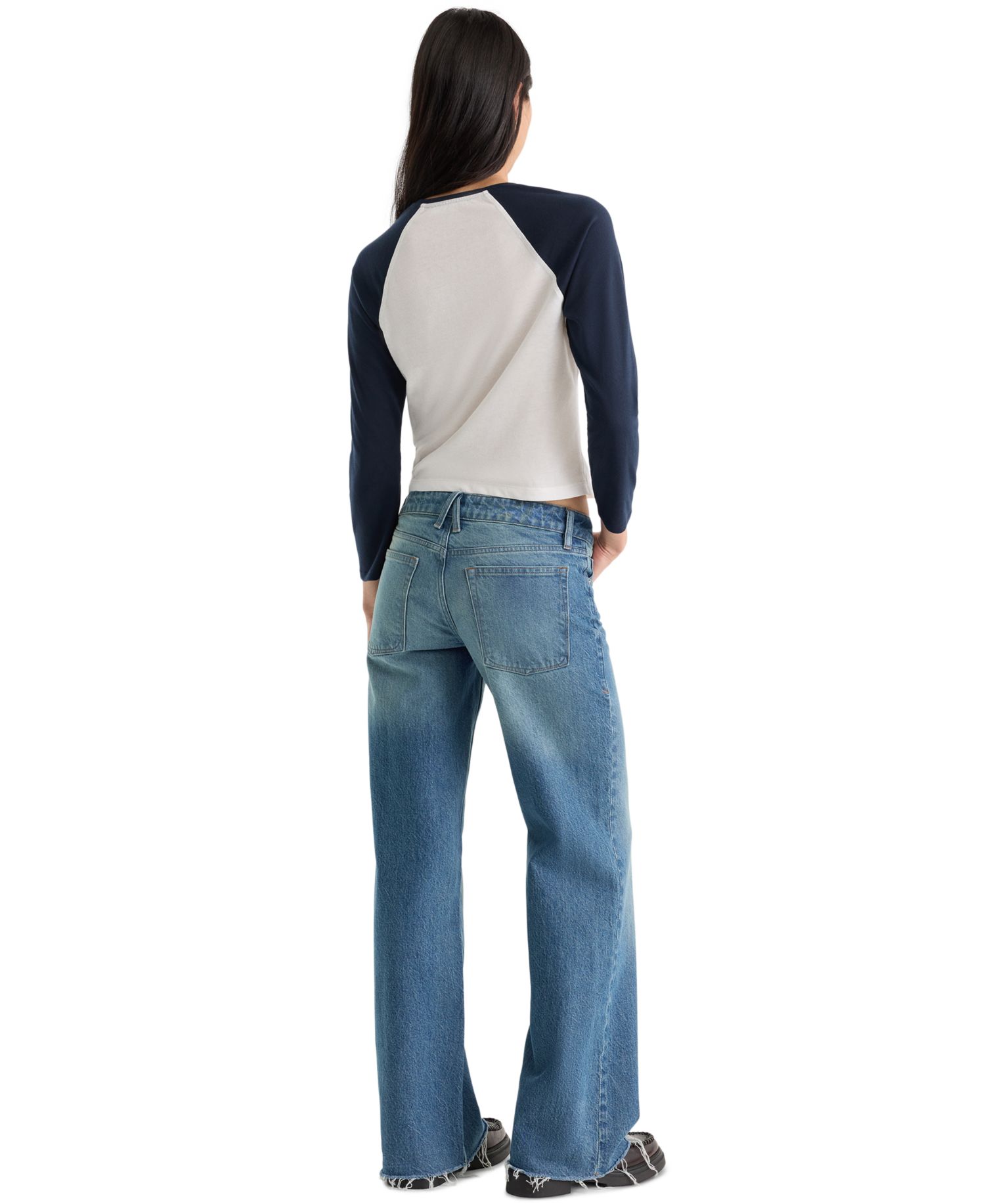 Women's Vintage Low-Loose Slouchy Jeans
