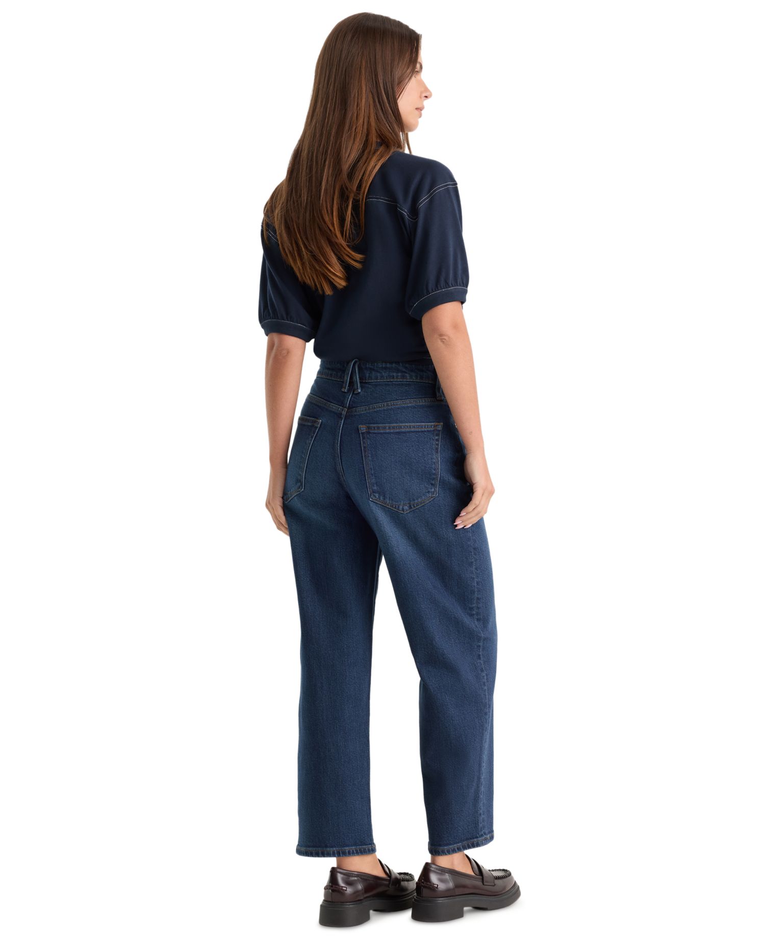 Women's Vintage Curved Barrel Ankle Jeans