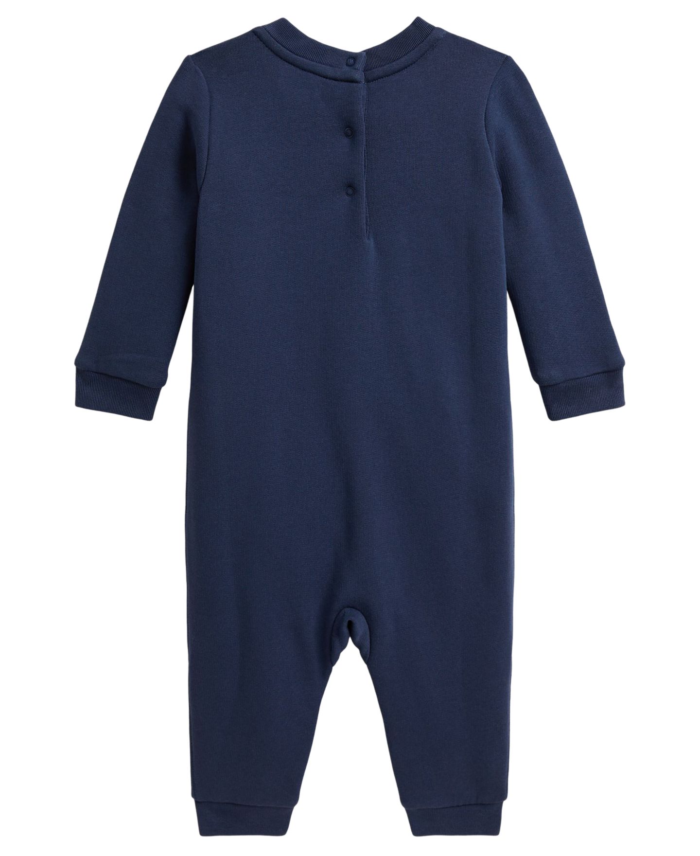 Детский флисовый комбинезон Polo Ralph Lauren Polo Bear, для мальчика, цвет: Тёмно-синий — фото 2