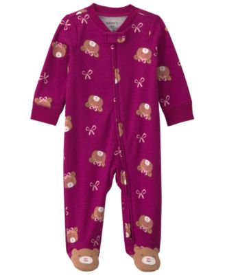 Baby Boys' and Baby Girls' Cotton 2-Way Zip Sleep & Play 