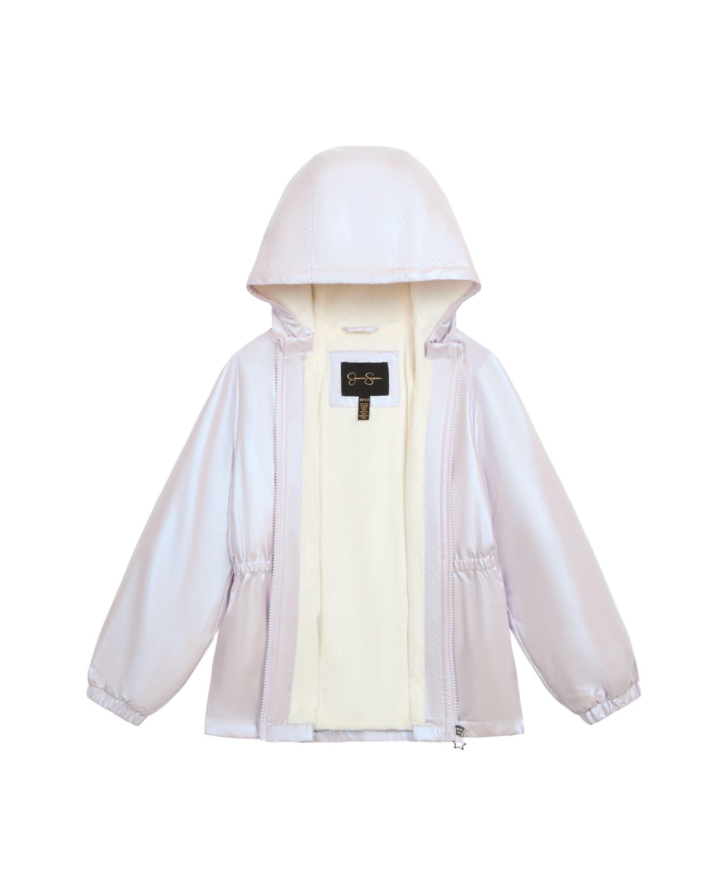 Girls 7-16 Foil Midweight Anorak