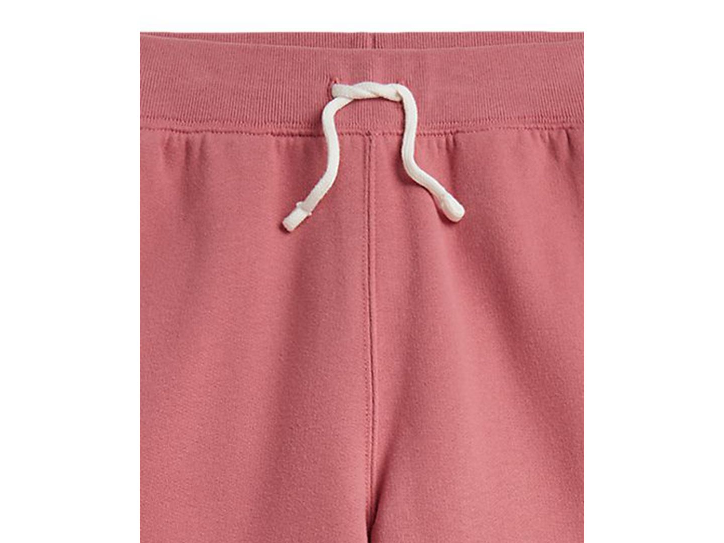 Брюки Polo Ralph Lauren Fleece Wide-Leg Sweatpants для девочек, цвет: Холщовый розовый — фото 3