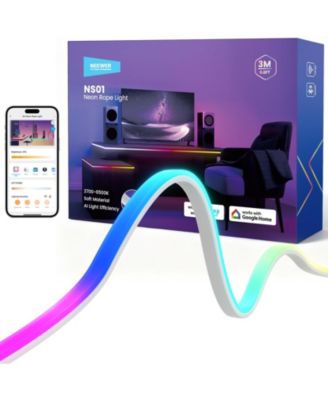 NS01 Camera and Photo Accessory with 9.84ft, RGB for Google Assistant Alexa