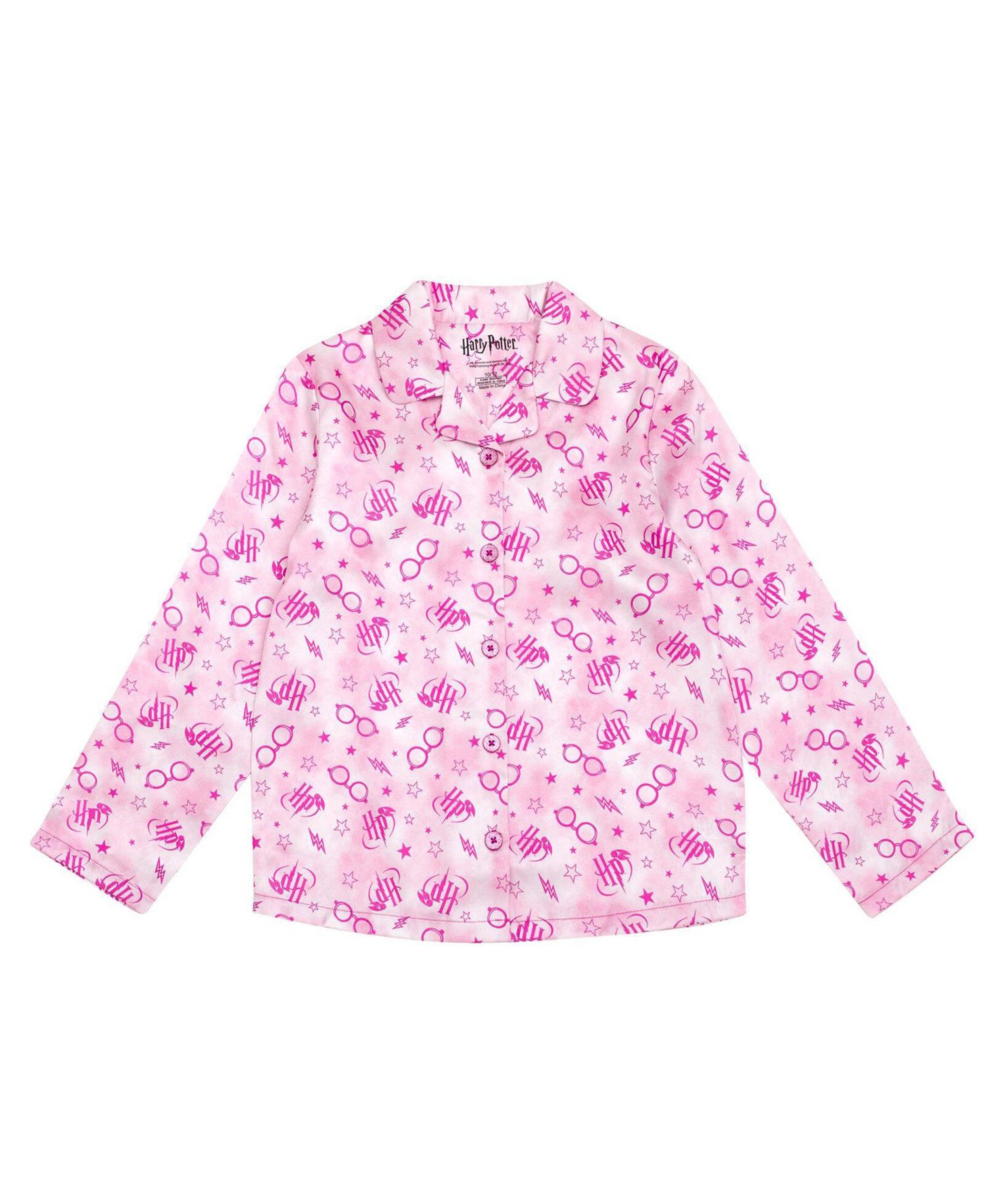 Girls Pajama Shirt and Pants Set