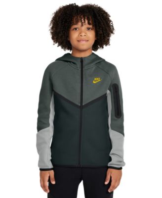 Nike Boys' and Girls' 8-20 Sportswear Tech Fleece Full-Zip Hoodie
