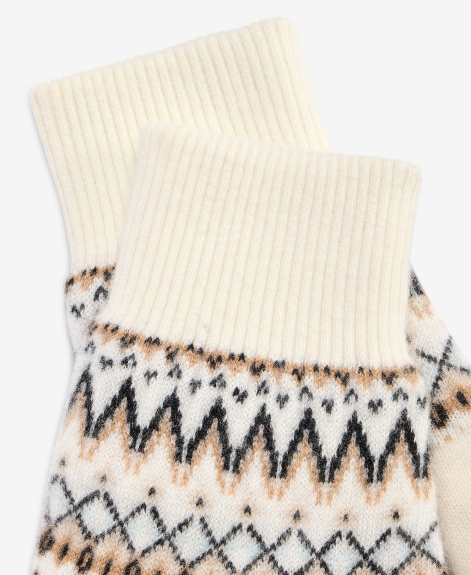 Fair Isle Cashmere Nordic Mittens