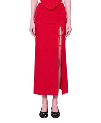 Women's The Broderie Anglaise Edit Embroidered Midi Skirt