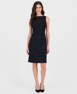 Women's Boat Neck Princess Seams Dress
