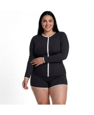 Plus Size Full Zip Peyton Two-Toned Collection