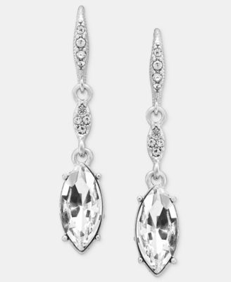 Crystal Double Drop Earrings