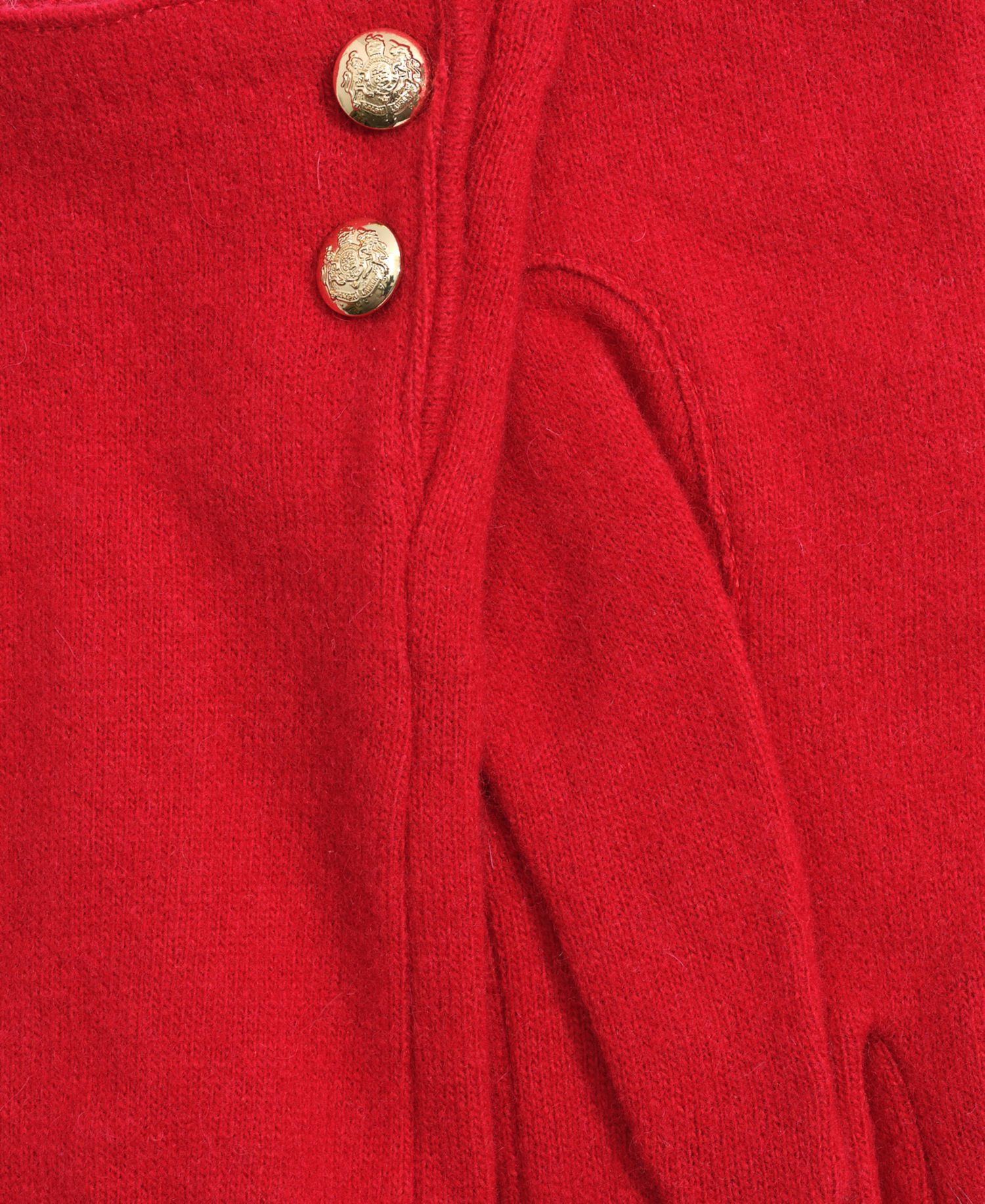 Two Button Cashmere Blend Touch Gloves