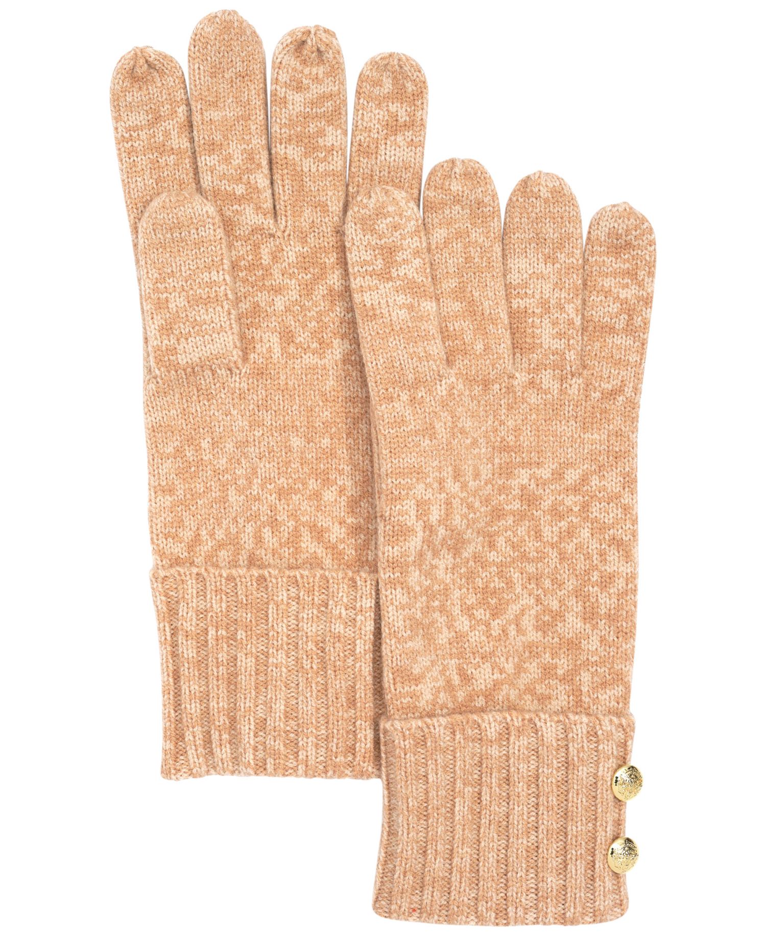 Two Button Knit Gloves