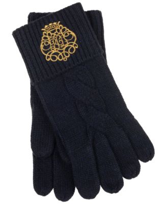 Embroidery Knit Gloves