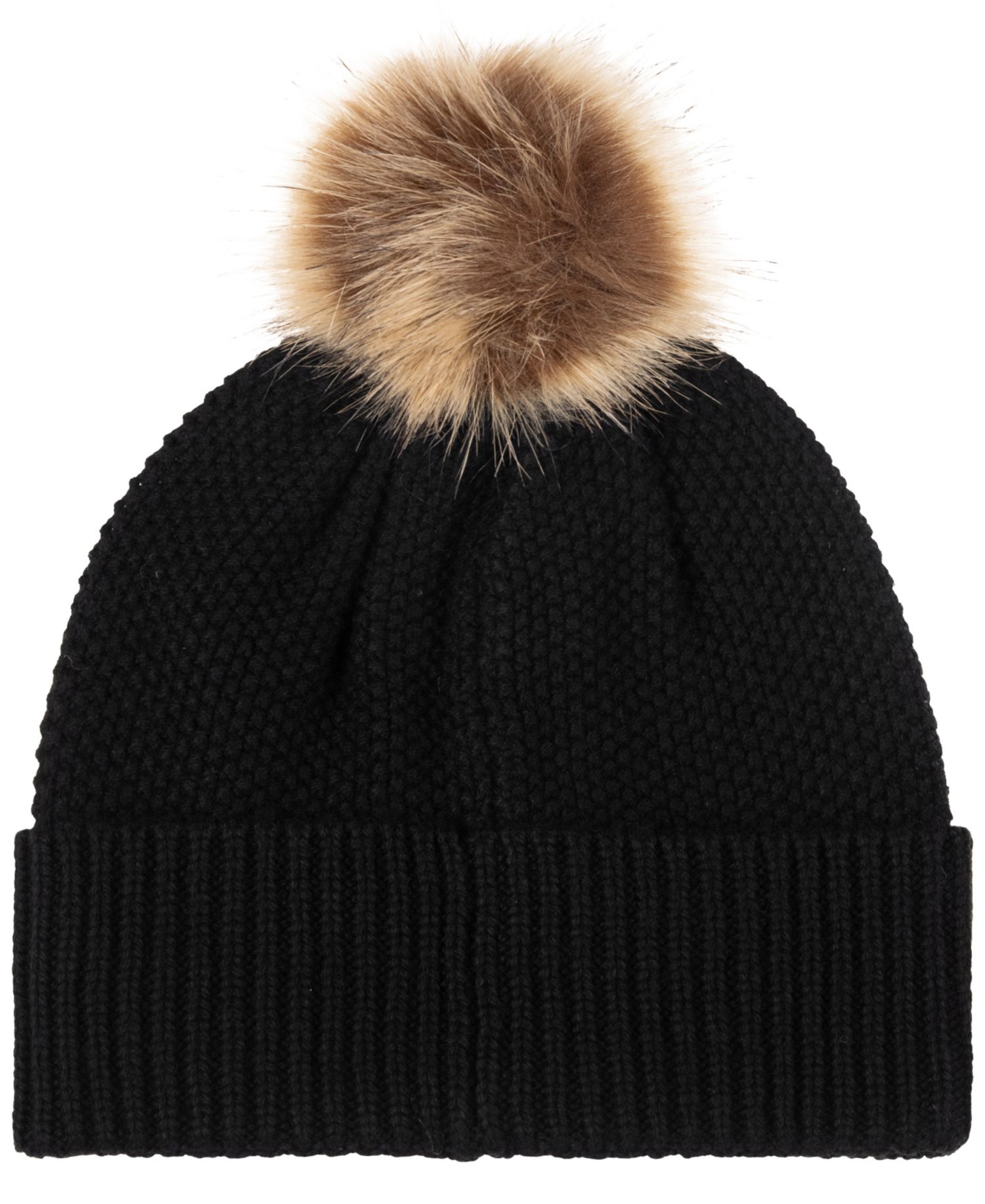 Direct Embroidery Cable Pom Beanie