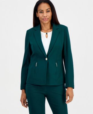 Women's Long Sleeve Compression One Button Blazer