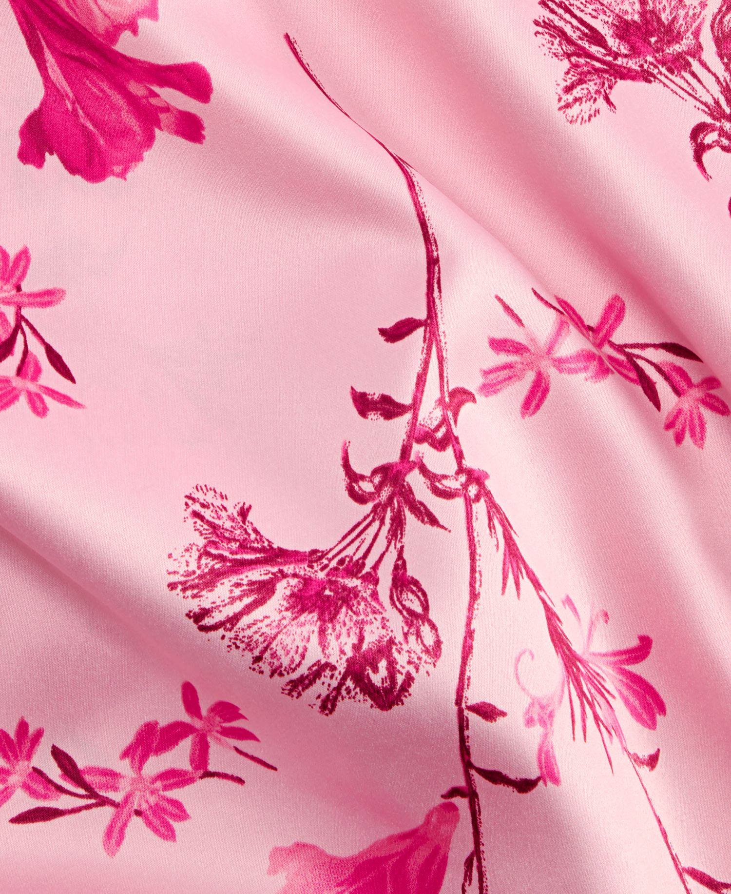 Women's Lace-Trim Satin Robe