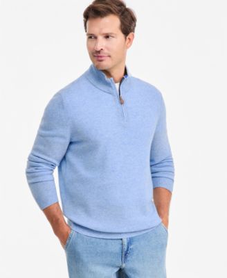 Men's Cashmere Quarter-Zip Sweater
